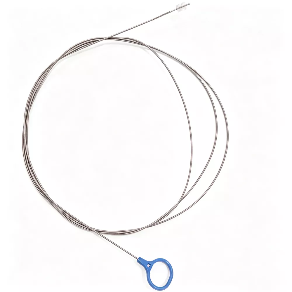 Cepillo de limpieza reutilizable para endoscopios de doble punta